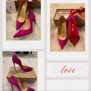 Christian Louboutin Heel - never worn.  Perfect for your best Barbie look!